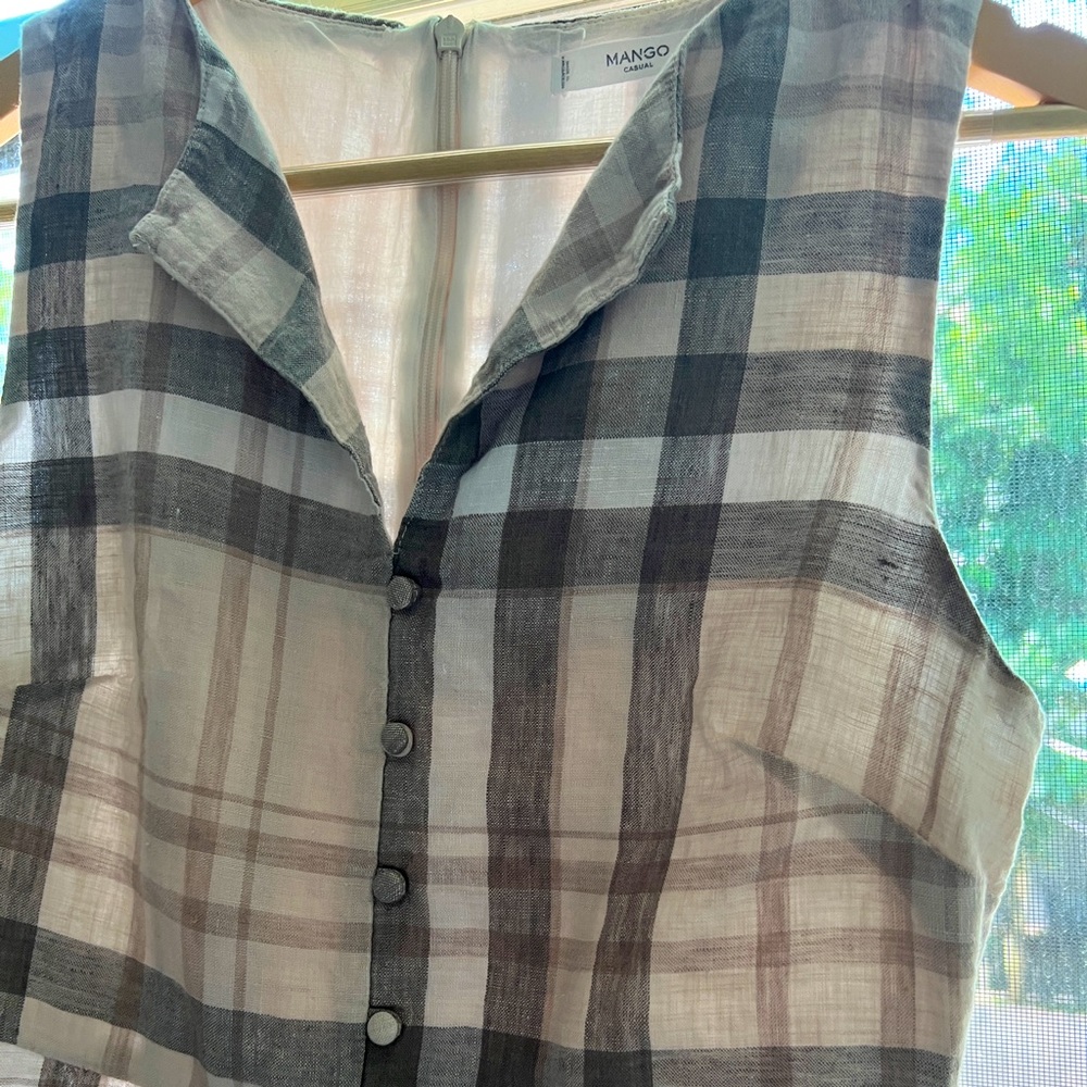 Lovely MANGO sleeveless a-line dress
